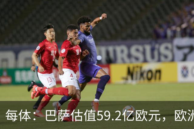 每体：巴萨估值59.2亿欧元，欧洲第二仅次皇马，曼城第三曼联第四
