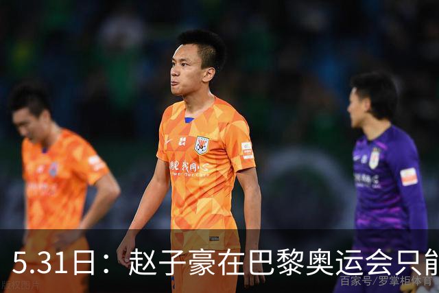 5.31日：赵子豪在巴黎奥运会只能趴在挡板上为樊振东加油